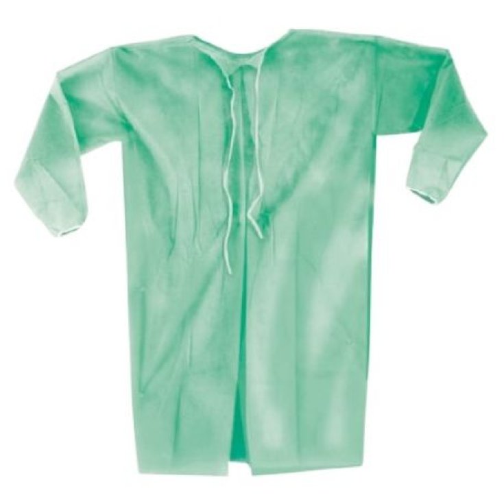 BLOUSE VISITEUR JETABLE TNT TAILLE UNIQUE VERT 10 Pièces