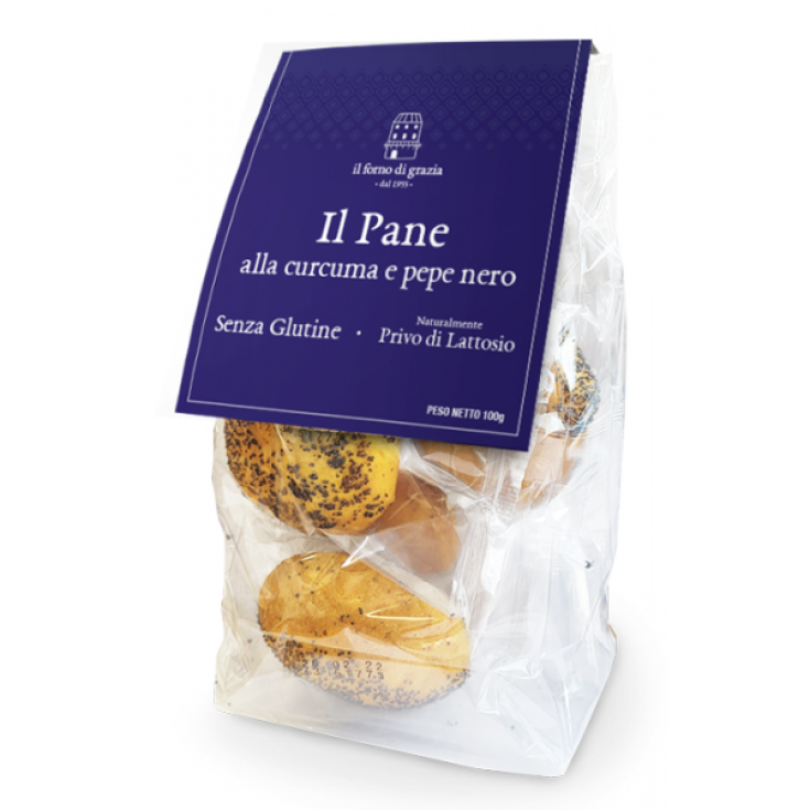 Il Forno di Grazia Pain au Curcuma et Poivre Noir 200g