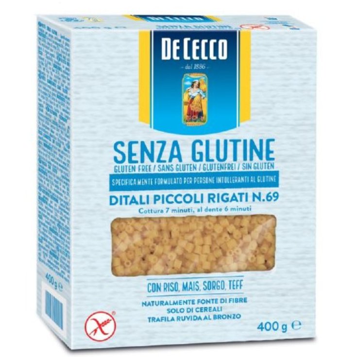 Petits Dés à Coudre Rigati n°69 - Sans Gluten DE CECCO 400G