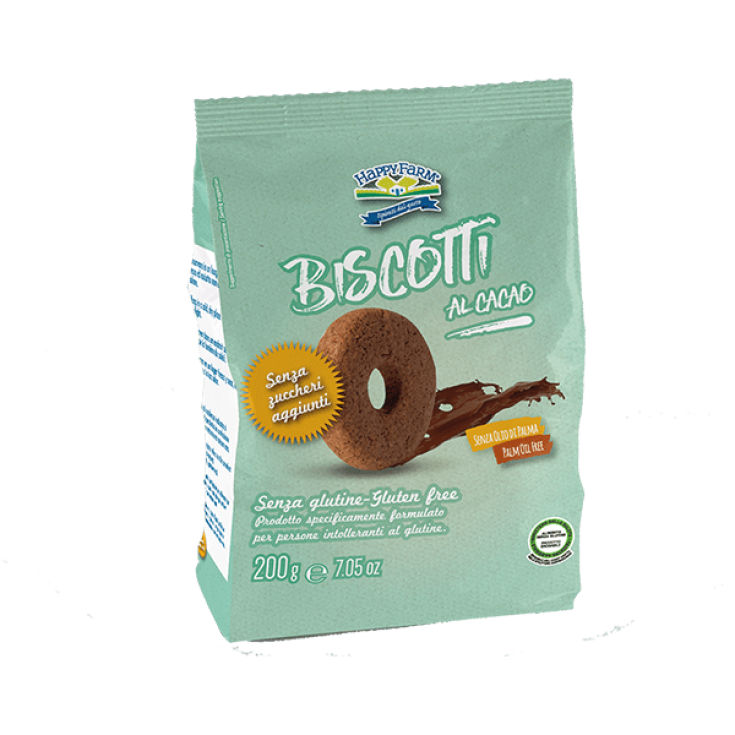 BISCUITS AU CACAO SANS SUCRE HAPPY FARM® 200G