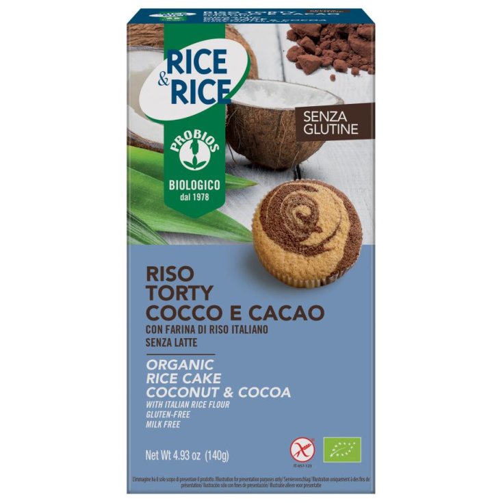 Torty Riz Noix De Coco Et Cacao Probios 140g
