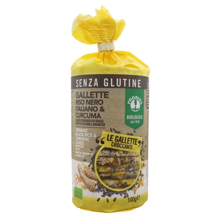 GÂTEAUX RIZ NOIR ET CURCUMA PROBIOS 100G