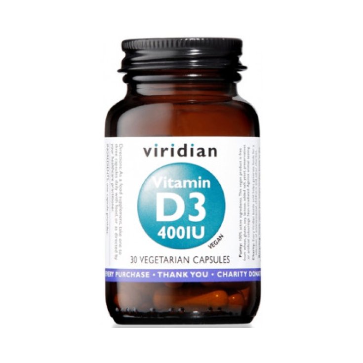 Vitamine D3 400 UI Veridian 30 Gélules