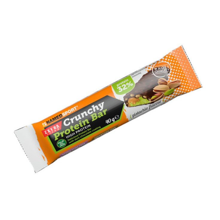 BARRE PROTÉINÉE CRUNCHY PISTACHE NAMEDSPORT® 40G