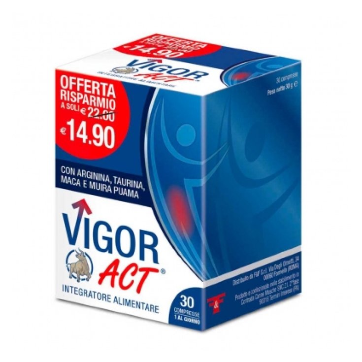 VIGOR ACT F&F 30 Comprimés