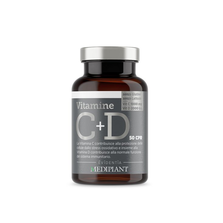 Vitamines C + D Mediplant 50 Comprimés