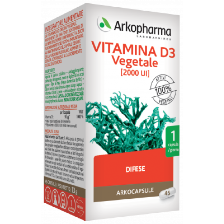 Arkogélule® Vitamine D3 Arkopharma 45 Gélules