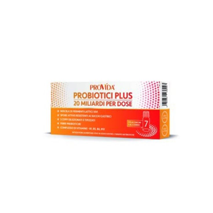 Provida Probiotics Plus 20MLD par dose OPTIMA NATURALS 7 flacons