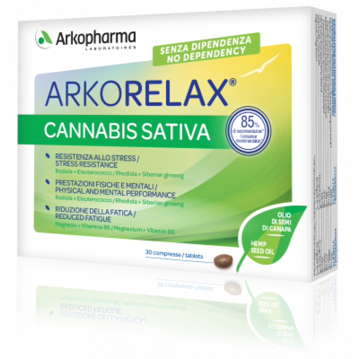 Arkorelax® Cannabis Sativa Arkopharma 30 Comprimés