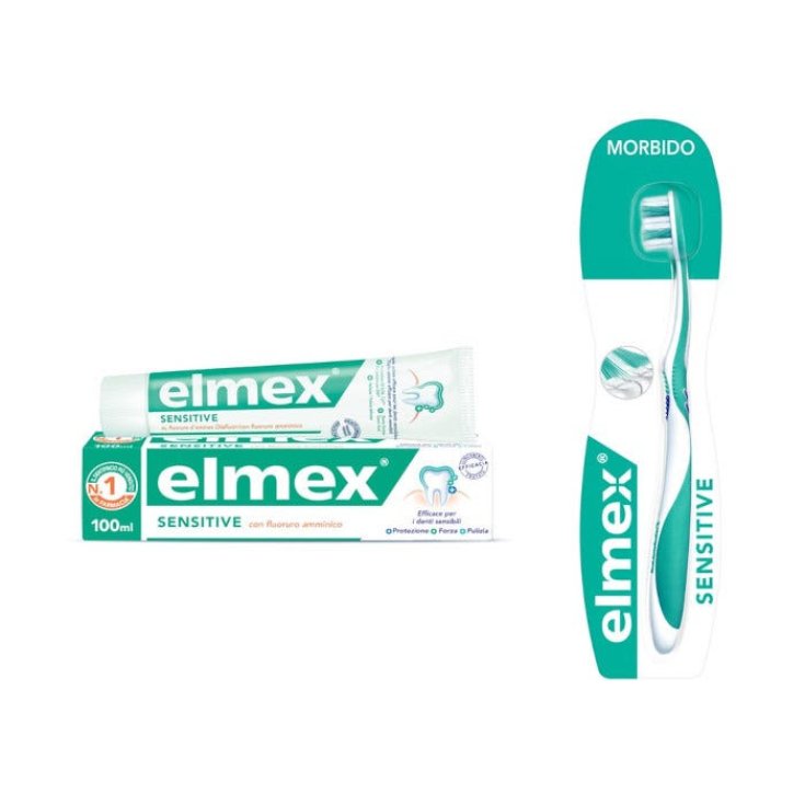 Dentifrice Sensible + Brosse à Dents Elmex 100ml