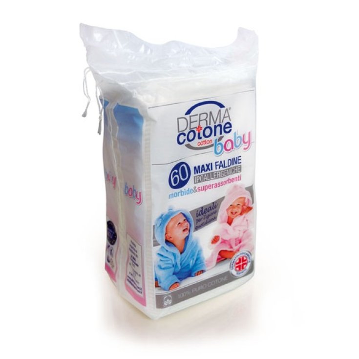 Maxi DermaCotton Bavettes bébé 60 pièces