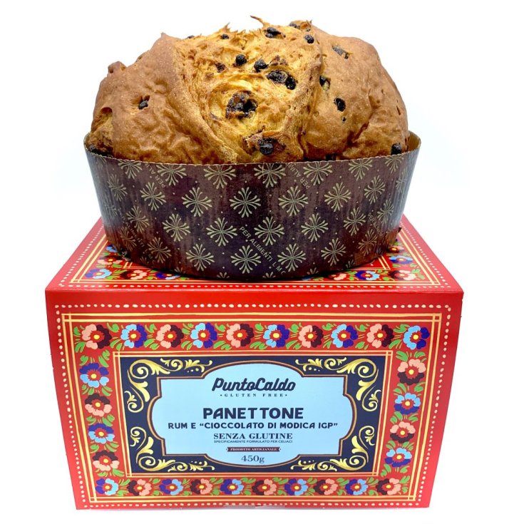 Panettone Rhum Et Chocolat Modica IGP Point Chaud 450g