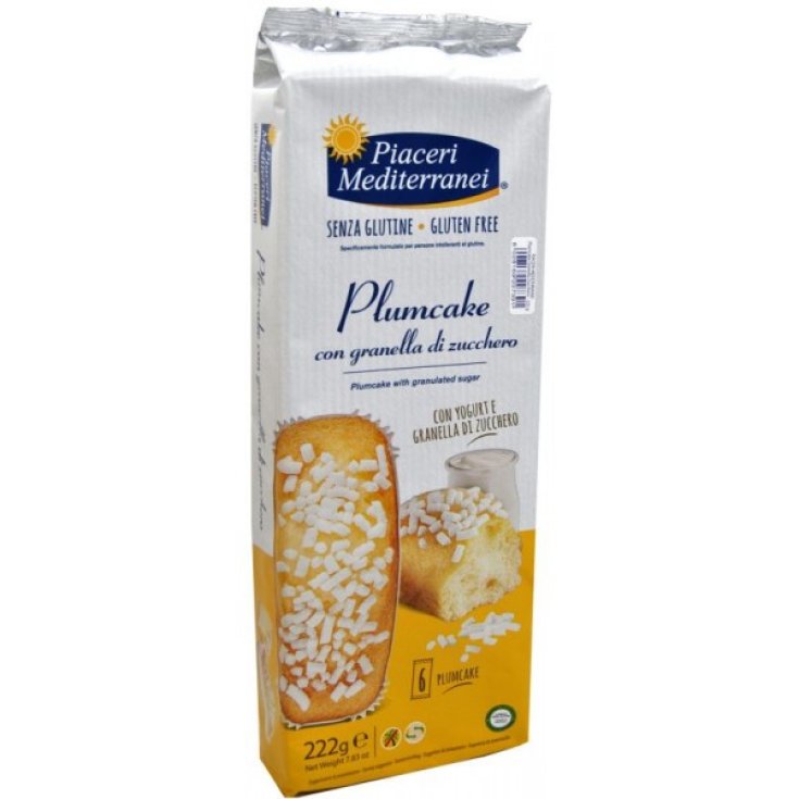 Plumcake Aux Grains De Sucre Piaceri Mediterranei 222g