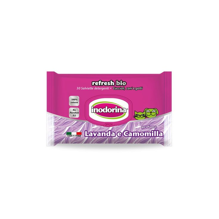 Refresh Bio Lavande Et Camomille Inodorina 30 Lingettes