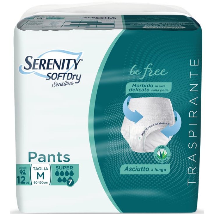 Soft-Dry Sensitive Pants M Super Serenity 12 pièces