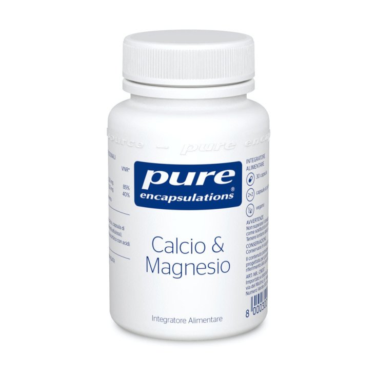 Pure Encapsulations® Calcium & Magnésium 30 Gélules