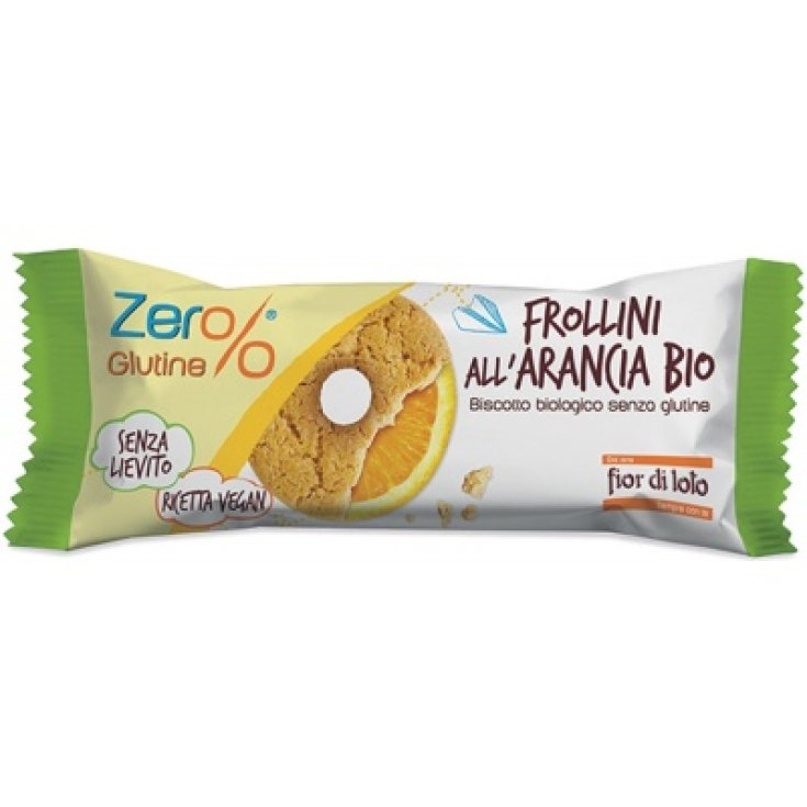 Biscuits Sablés Zer% Gluten A L'Orange Bio Fior Di Loto 30g