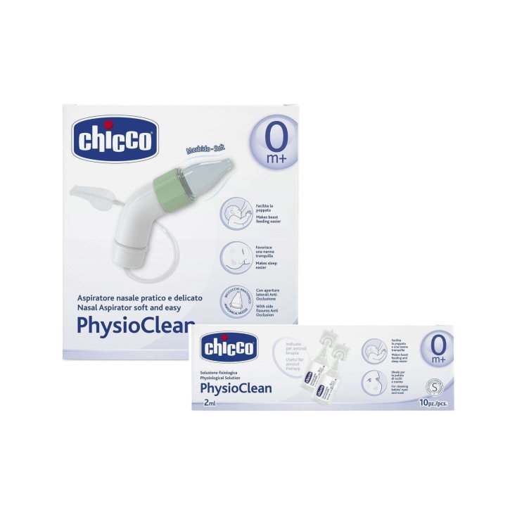 Chicco Kit Aspirateur Nasal + Eau Physiologique