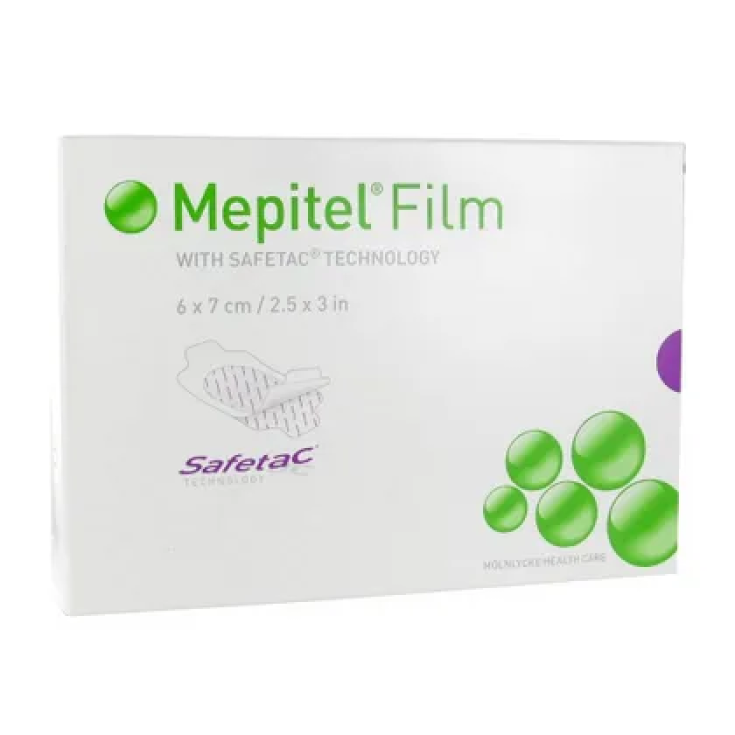 Mepitel Film Safetac 6x7cm 10 Pansements