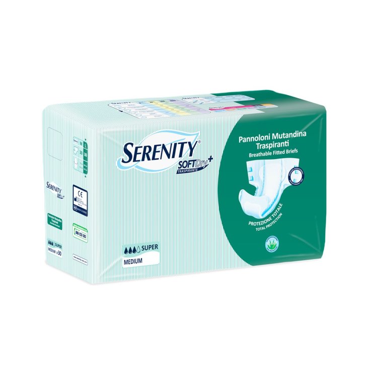 Protège-slips respirants Soft Dry Super Serenity Taille M 15 pièces