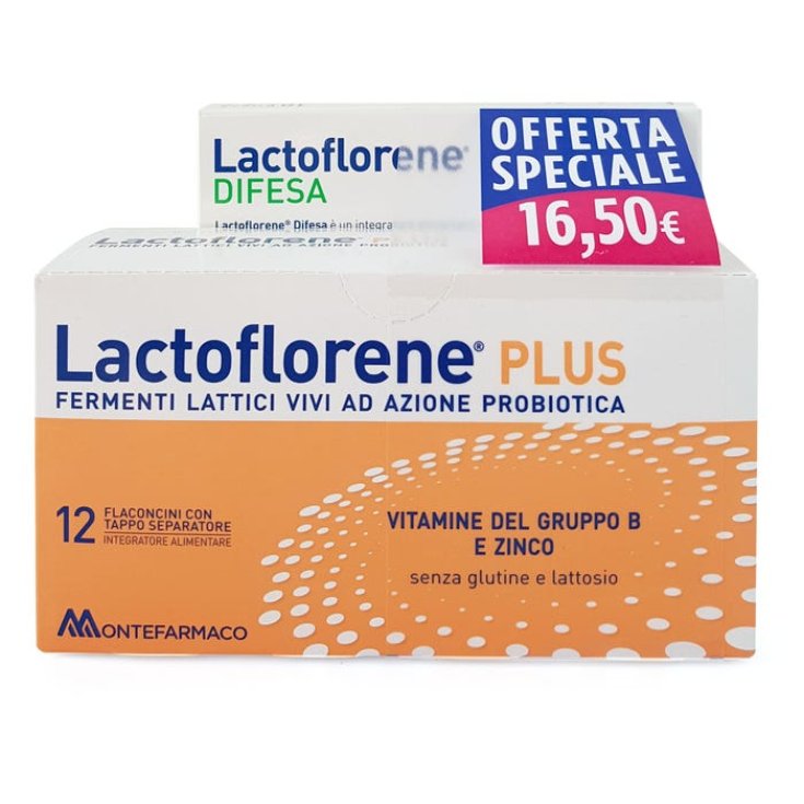 Lactoflorène Plus + Lactoflorène Défense 12 Ampoules + 10 Sachets