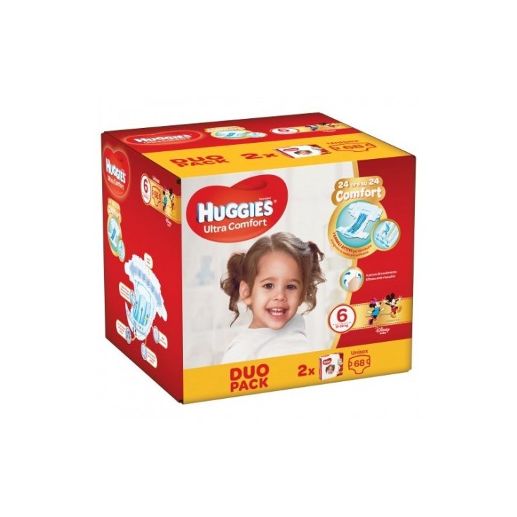 Ultra Confort Unisexe 6 Duopack Huggies 68 Pièces
