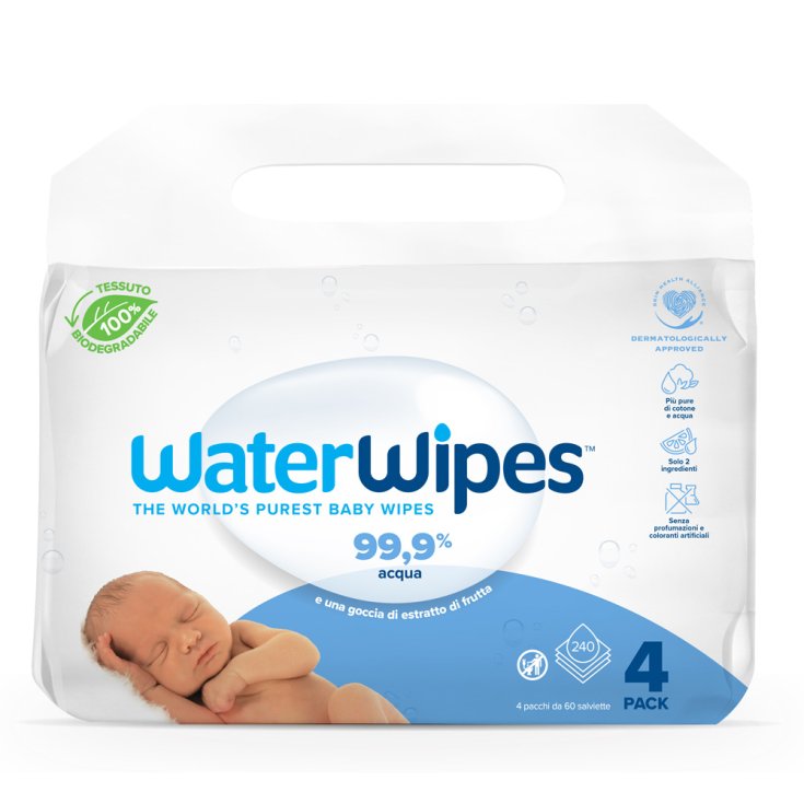 Lingettes humides WaterWipes 240 pièces