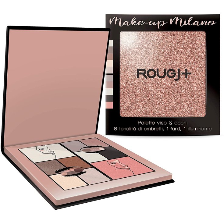 MILANO ROUGJ PALETTE DE MAQUILLAGE 10 COULEURS
