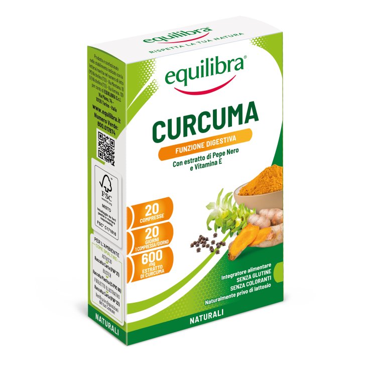 Equilibra® Curcuma 20 Comprimés