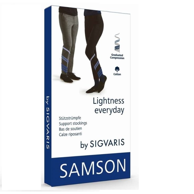 SAMSON Mi-bas Sigvaris Marine Taille 3