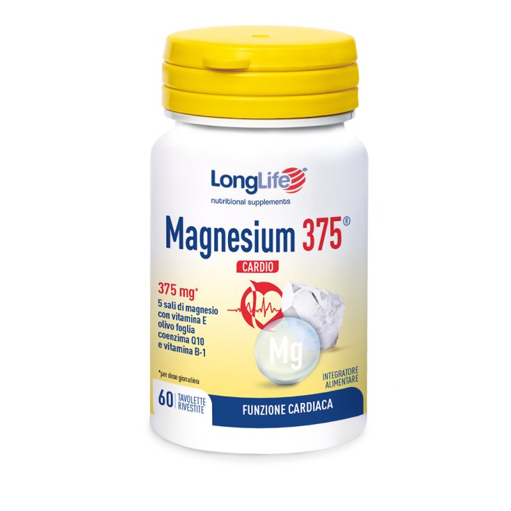 Magnésium 375 CARDIO LongLife 60 Comprimés Enrobés