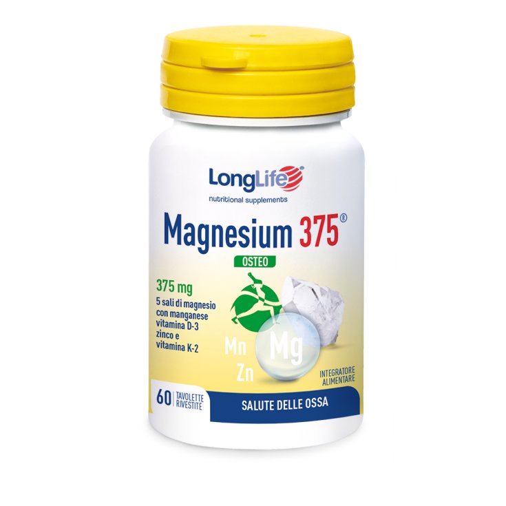 Magnésium 375 OSTEO LongLife 60 Comprimés Enrobés