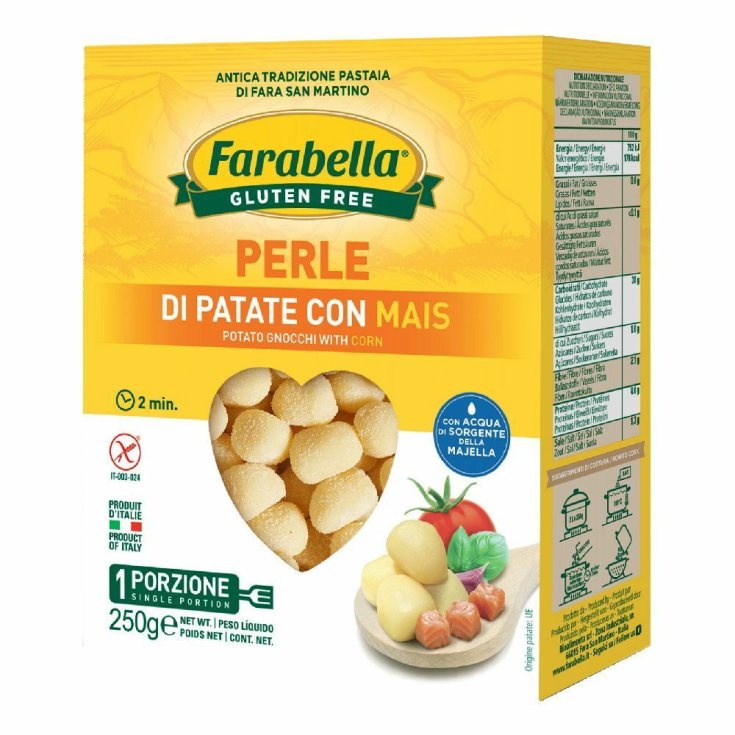 Perles De Pommes De Terre Au Maïs Farabella 250g