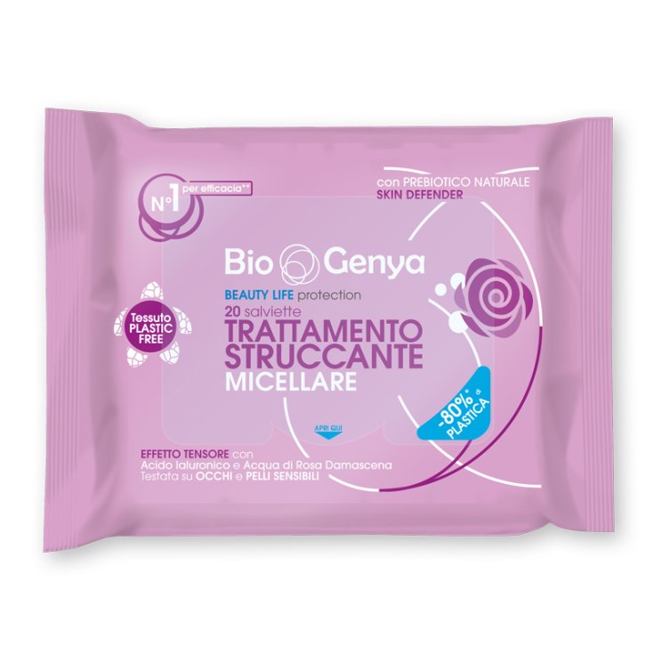 Biogenya Traitement Lavant Micellaire 20 Lingettes