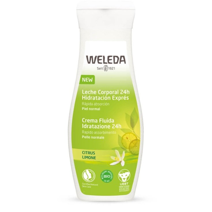 Weleda Citron Crème Fluide Hydratante 24H 200 ml