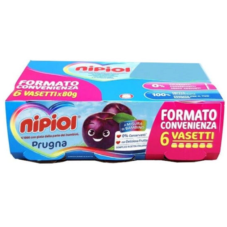 PRUNE HOMOGÉNÉISÉE NIPIOL® 6X80G