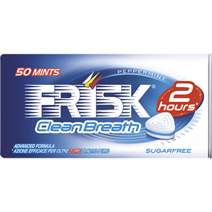 LOT DE 4 - FRISK - Clean Breath Menthe 50 Dragées Sans Sucres