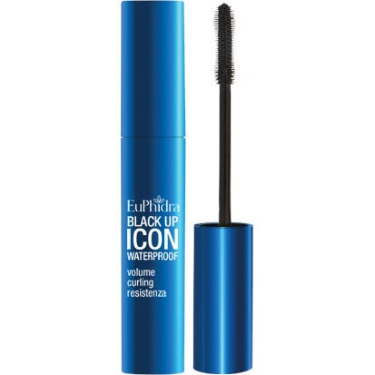 Mascara Black Up Icon Hydrofuge Euphidra 12 ml