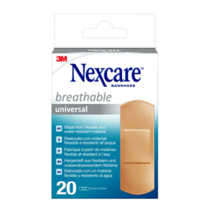 Patchs universels respirants 25x72mm Nexcare ™ 3M ™ 20