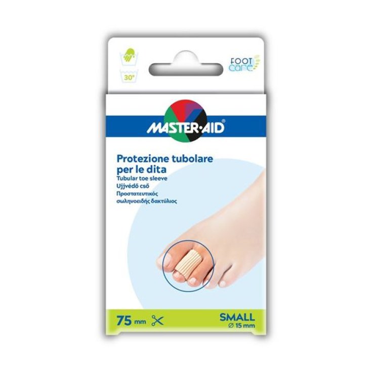 Soins des pieds Master-Aid® Protection des doigts découpée 15 cm Taille S