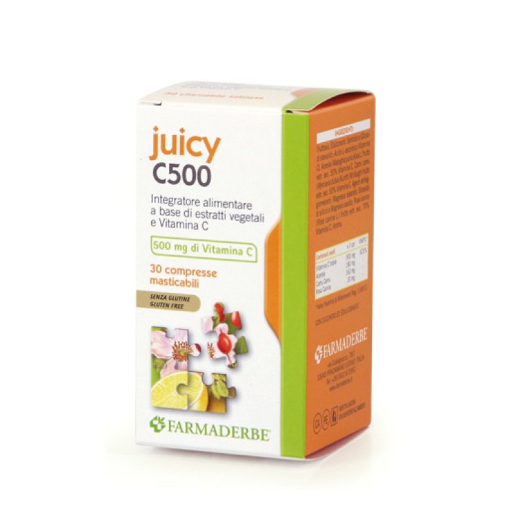 Juicy C500 à Croquer FARMADERBE® 30 Comprimés