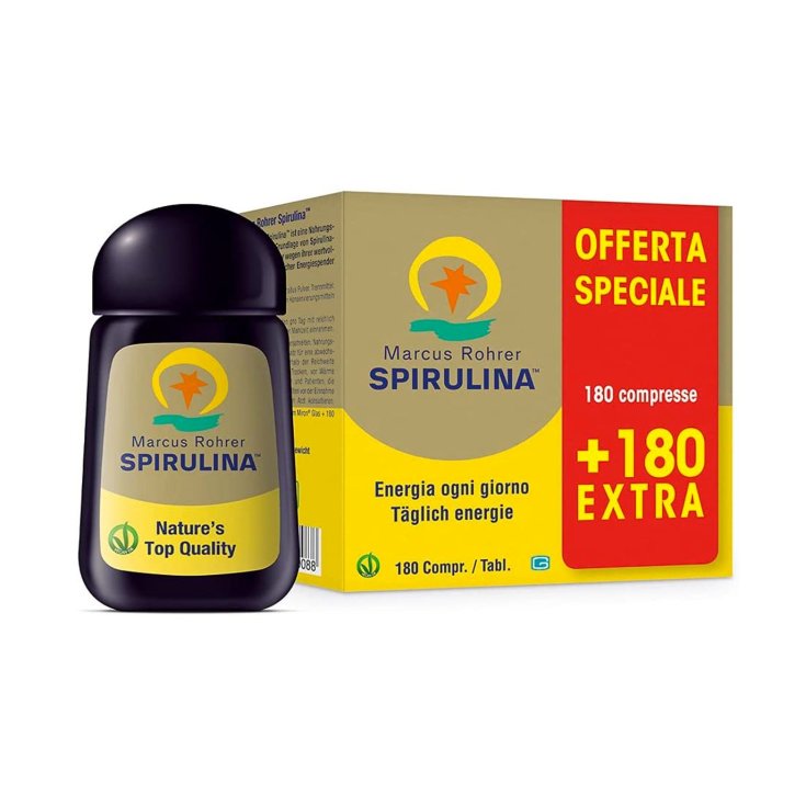 Spiruline Marcus Rohner 180 + 180 Comprimés