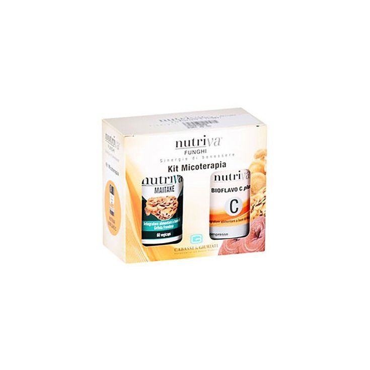 Kit Nourri Micothérapie Maitake + Bioflavo C Plus Cabassi & Giuriati 2x60 Comprimés