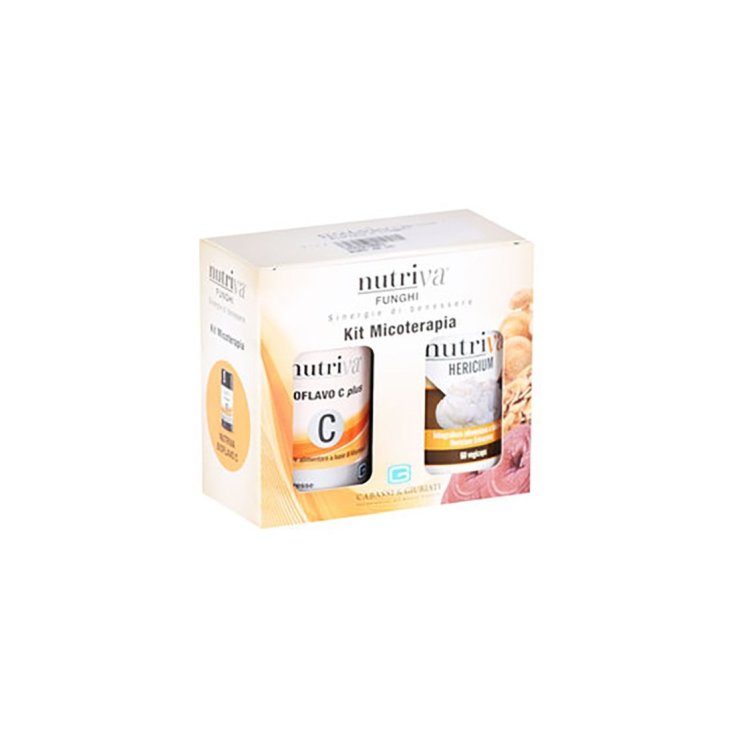 Kit de Micothérapie Nourrie Hericium + Bioflavo C Plus Cabassi & Giuriati 2x60 Comprimés