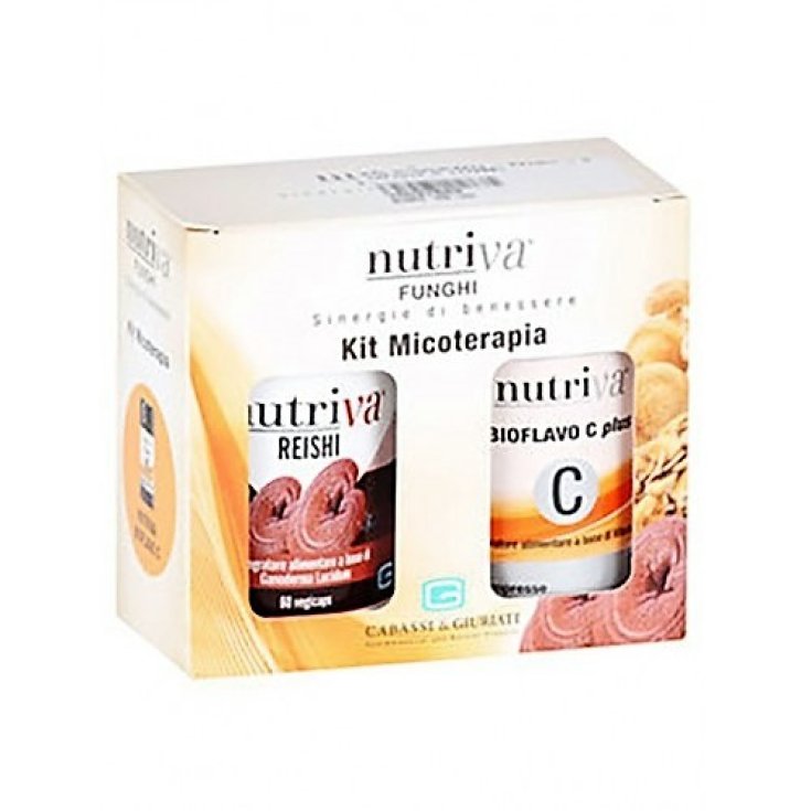 Nutriva Kit Micothérapie Reishi + Bioflavo C Plus Cabassi & Giuriati 2x60 Comprimés