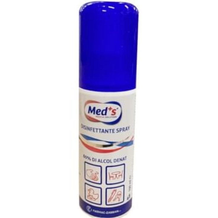 MED'S Désinfectant 80% Spray Sans Gaz 100ml