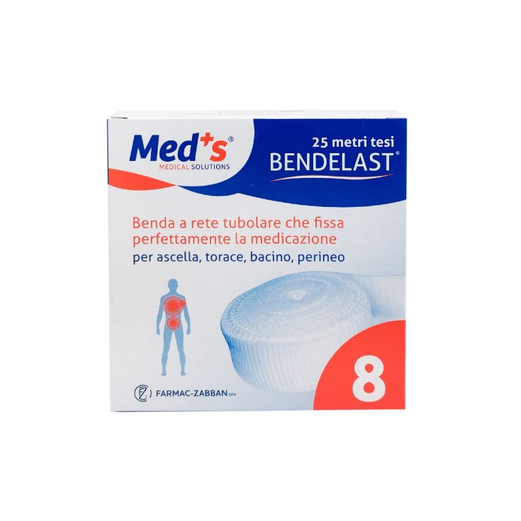 BENDELAST Filet Tubulaire Bandage Calibre 8 Med's 25m