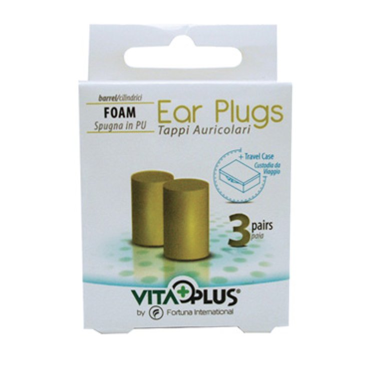 Bouchons d'oreille cylindriques VITAPLUS® 3 paires