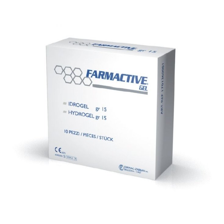 Farmactive Hydrogel 10x10cm Farmac-Zabban 10 Pièces