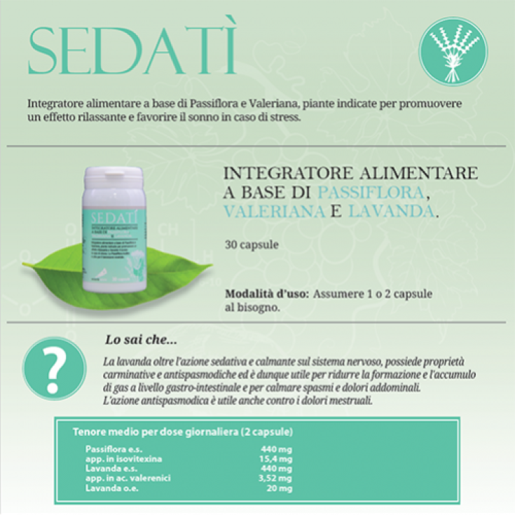 SEDATÌ FARVIMA 30 Capsules